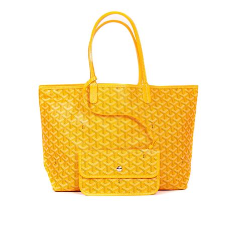 goyard yellow bag|goyard reversible tote.